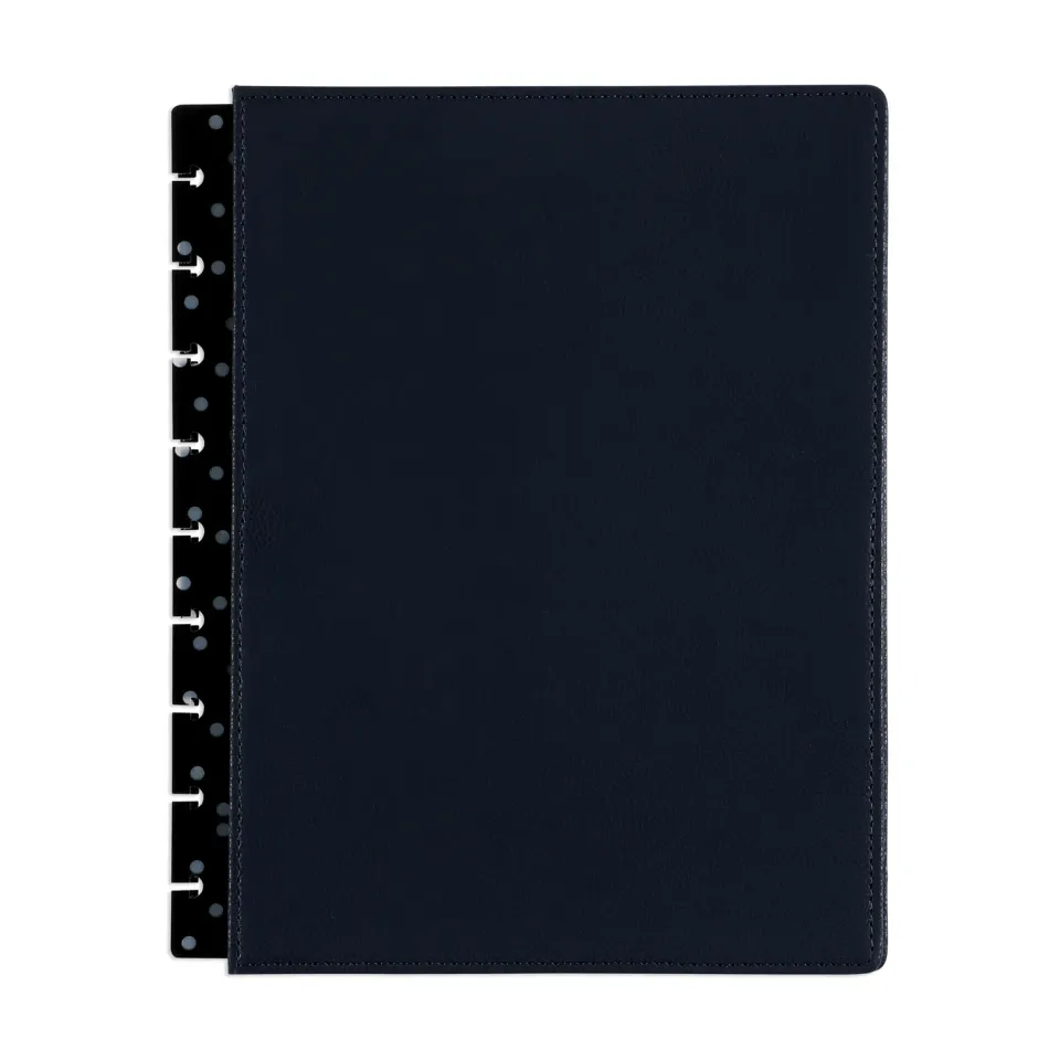 Me & My Big Ideas Navy Blue Dots couverture agenda Classic simili