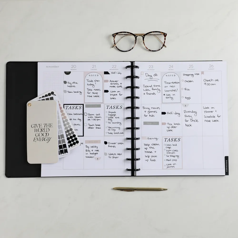 Happy Planner Work Life Metropolitan stickers foil 16 feuilles
