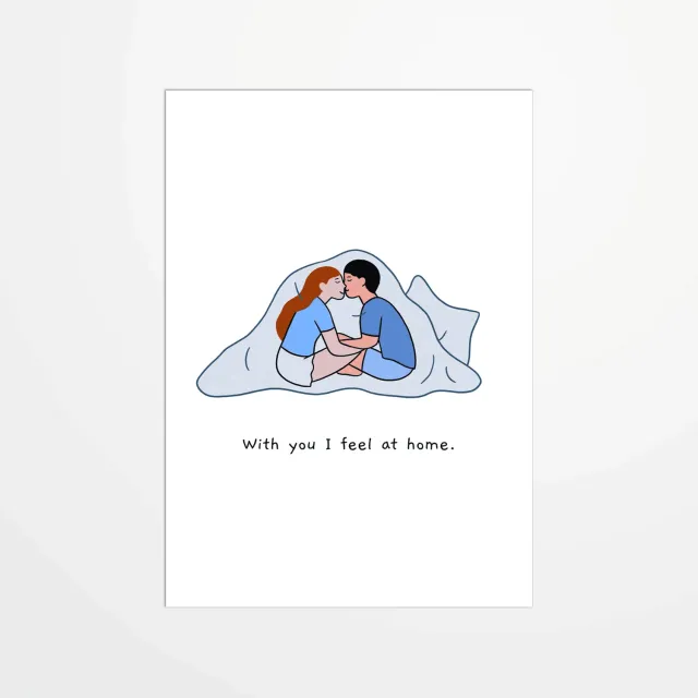 My365 Lorraine Sorlet With you I feel at home carte postale