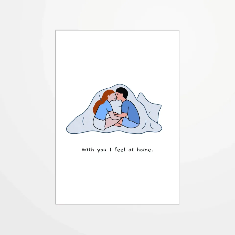 My365 Lorraine Sorlet With you I feel at home carte postale