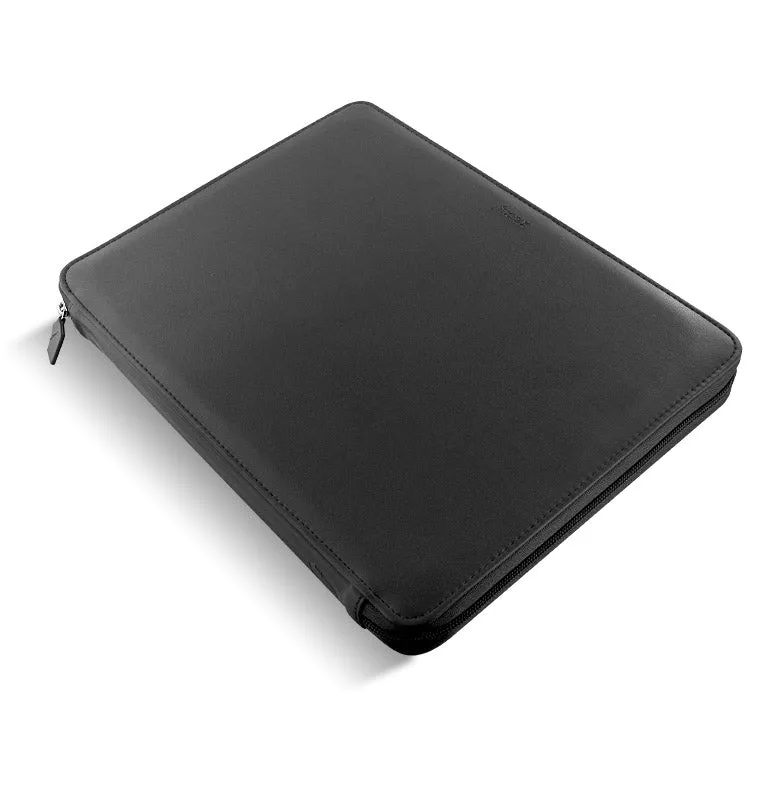 Filofax Metropol A4 conférencier zippé noir similicuir