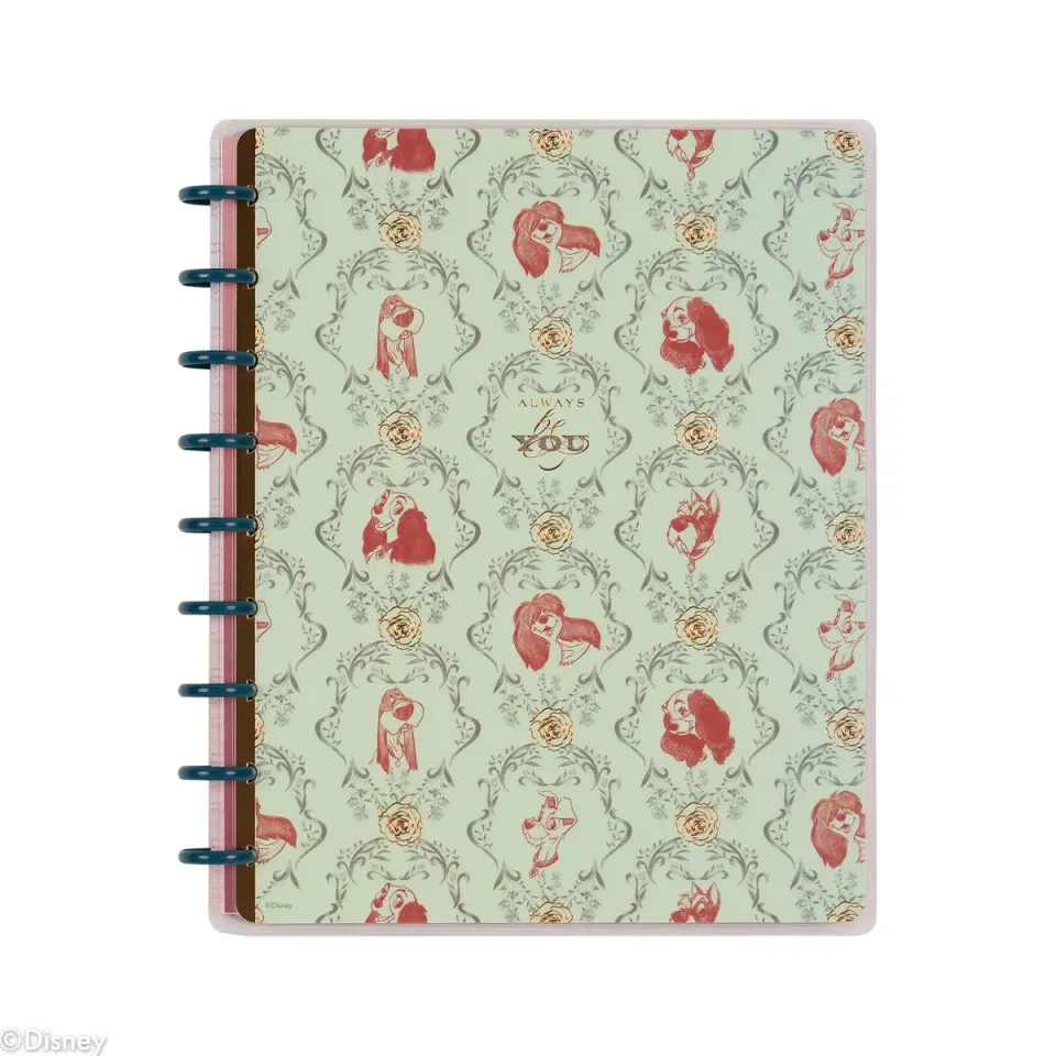 Happy Planner Disney Lady Tramp carnet pointillé Classic 60 feuilles