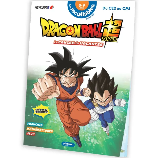 Les Incollables Dragon Ball Super cahier vacances CE2-CM1 8-9 ans