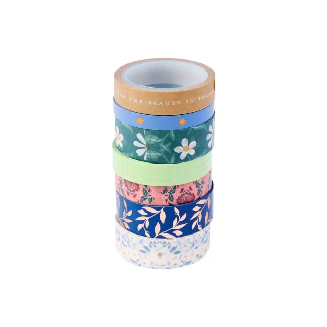 Happy Planner Forest Flowers washi tape 7 rouleaux floral
