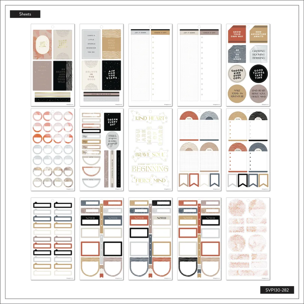 Happy Planner Taming the Wild stickers Big 349 stickers
