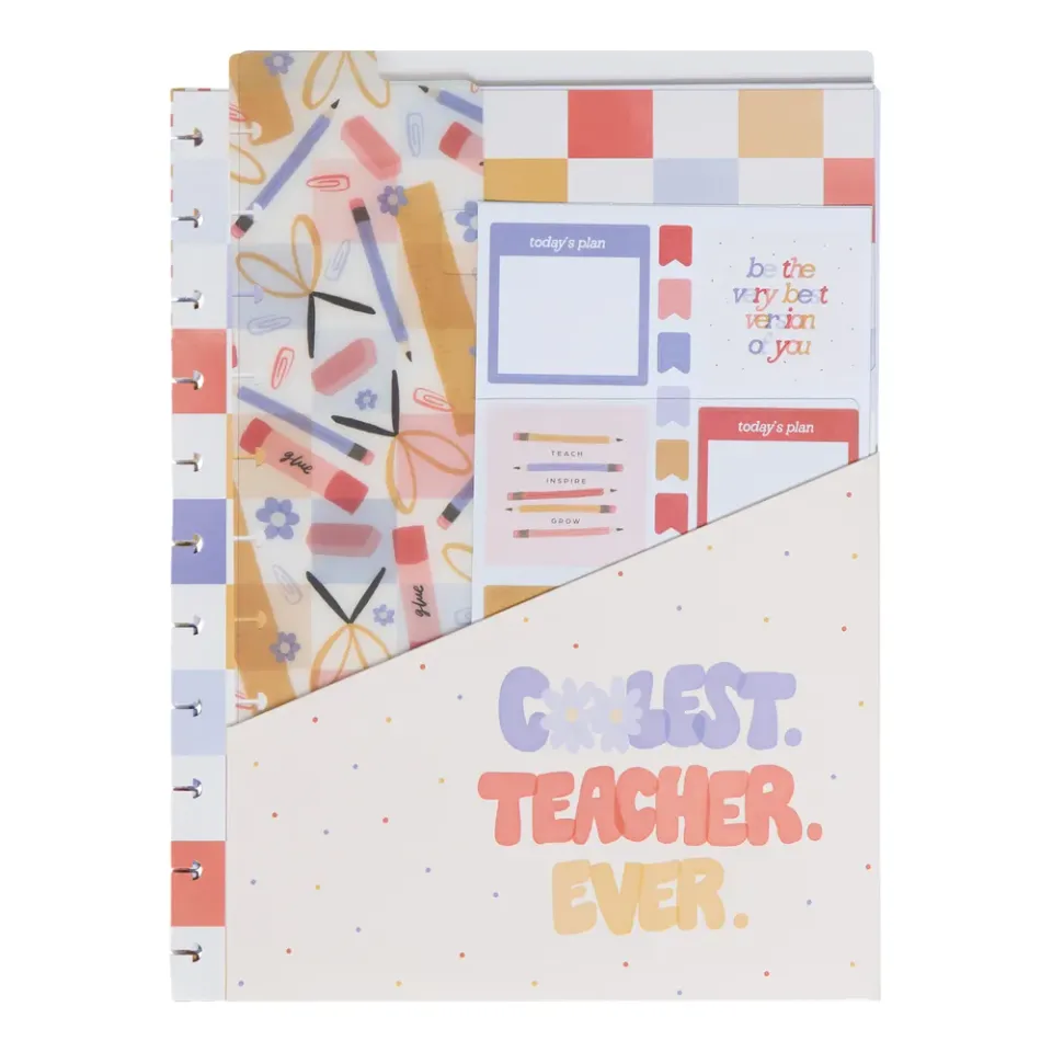 Happy Planner Coolest Teacher Ever Big pack accessoires professeur