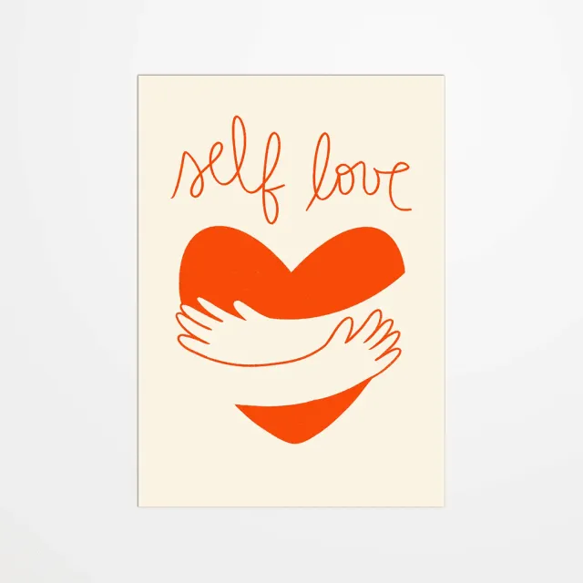 My365 Cokiyette Self Love carte postale positive