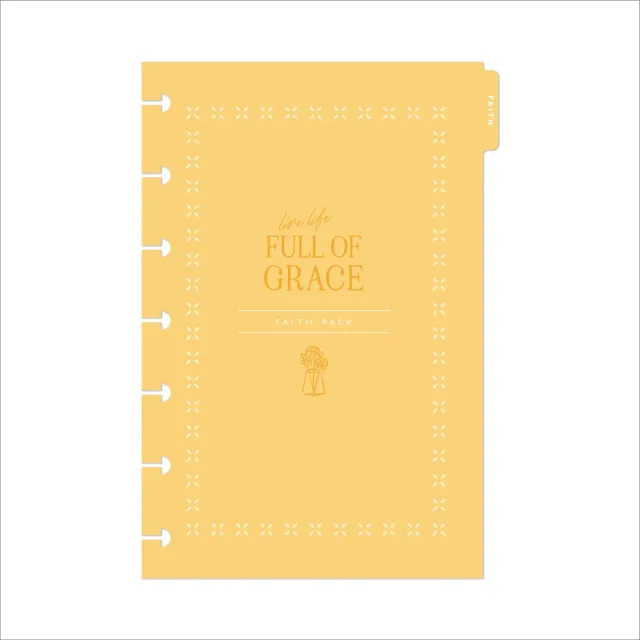 Happy Planner Faith Mini pack recharge 6 mois spécial foi