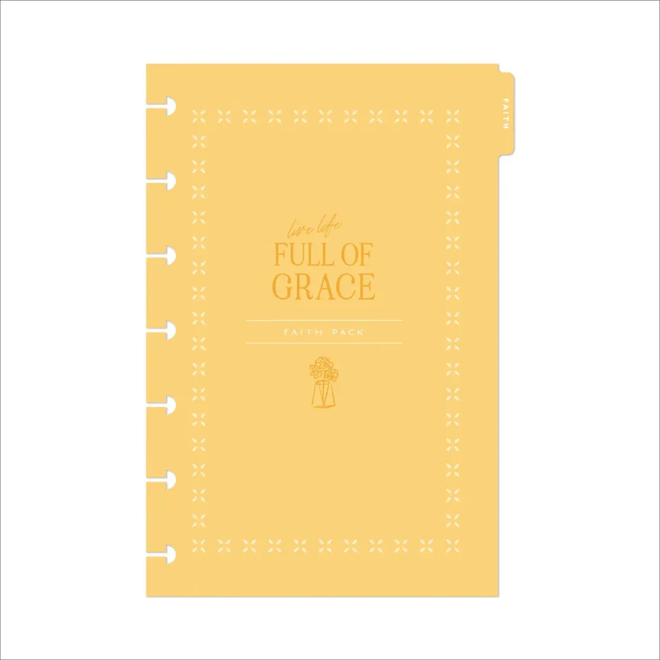 Happy Planner Faith Mini pack recharge 6 mois spécial foi