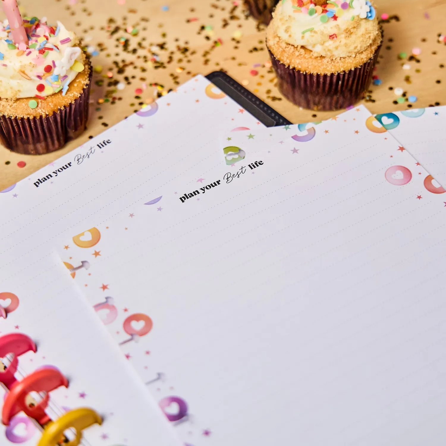 Happy Planner 10 Years recharge checklist Classic 40 feuilles ligné