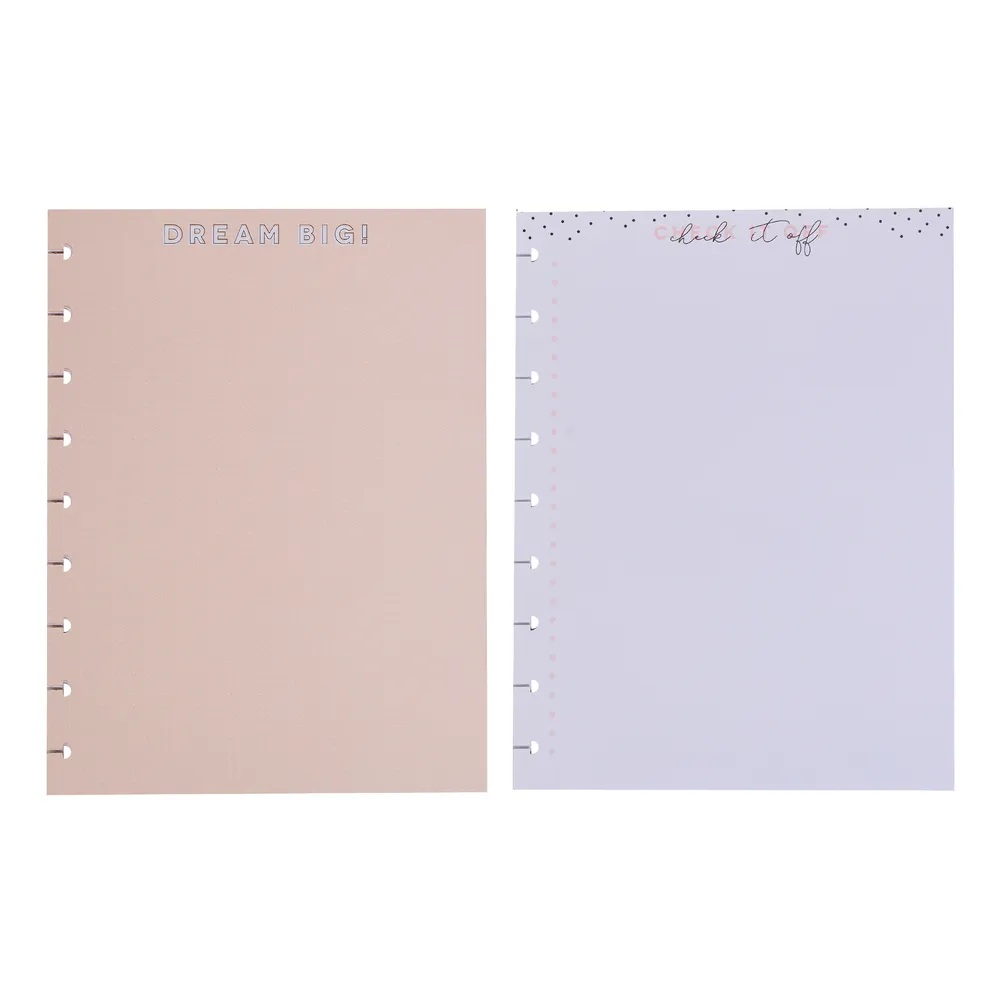Happy Planner Simple Essentials Classic recharge papier 40 feuilles pointillées