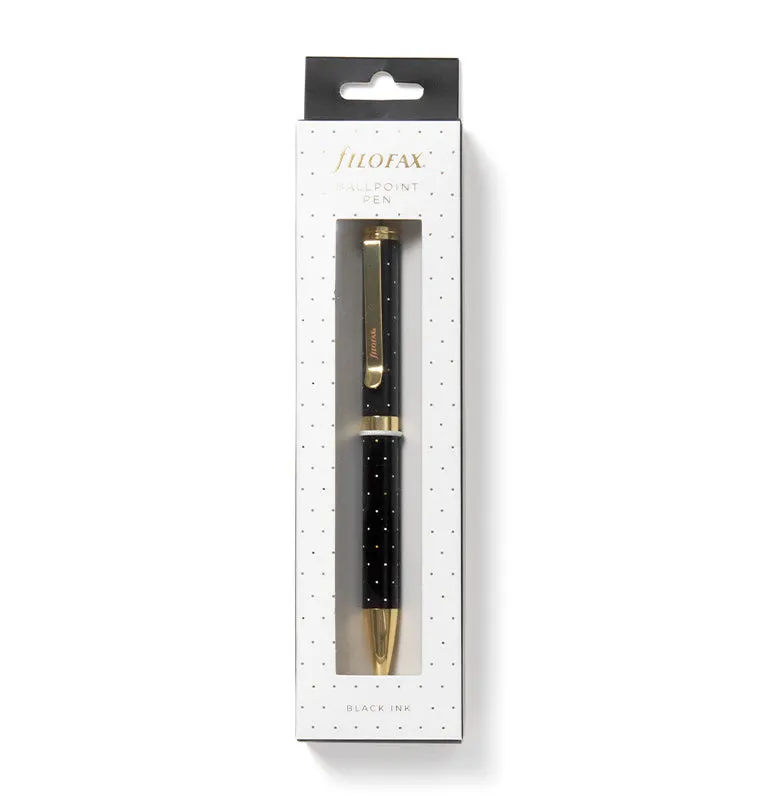 Filofax Moonlight stylo bille métal encre noire
