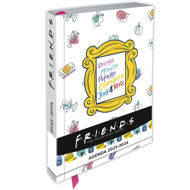 Friends Agenda scolaire 2023-2024 page par jour collège