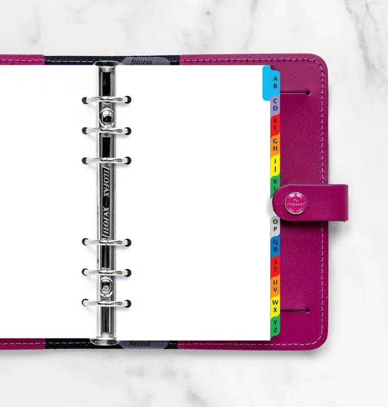Filofax Classic intercalaires A-Z Personal multicolore