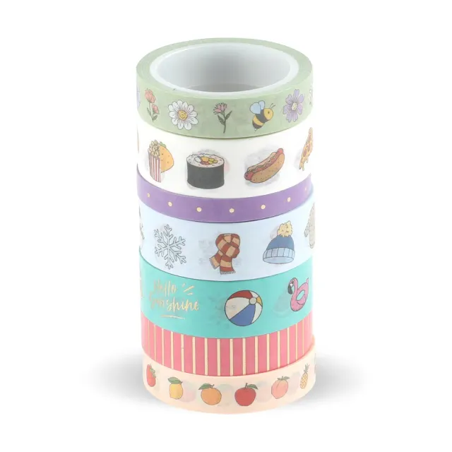 Happy Planner All the Things washi tape 7 rouleaux