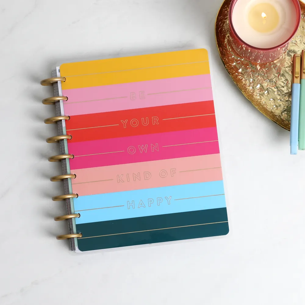 Happy Planner Bright & Fun Classic agenda non daté 12 mois vertical