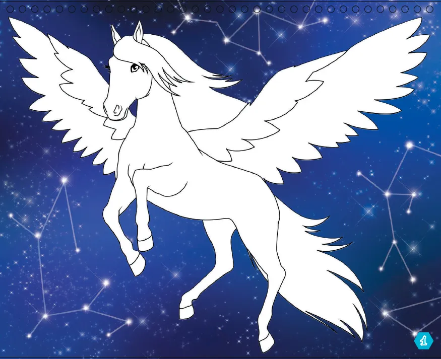 Frigobloc Licornes de rêve Magie des étoiles carnet créatif stickers