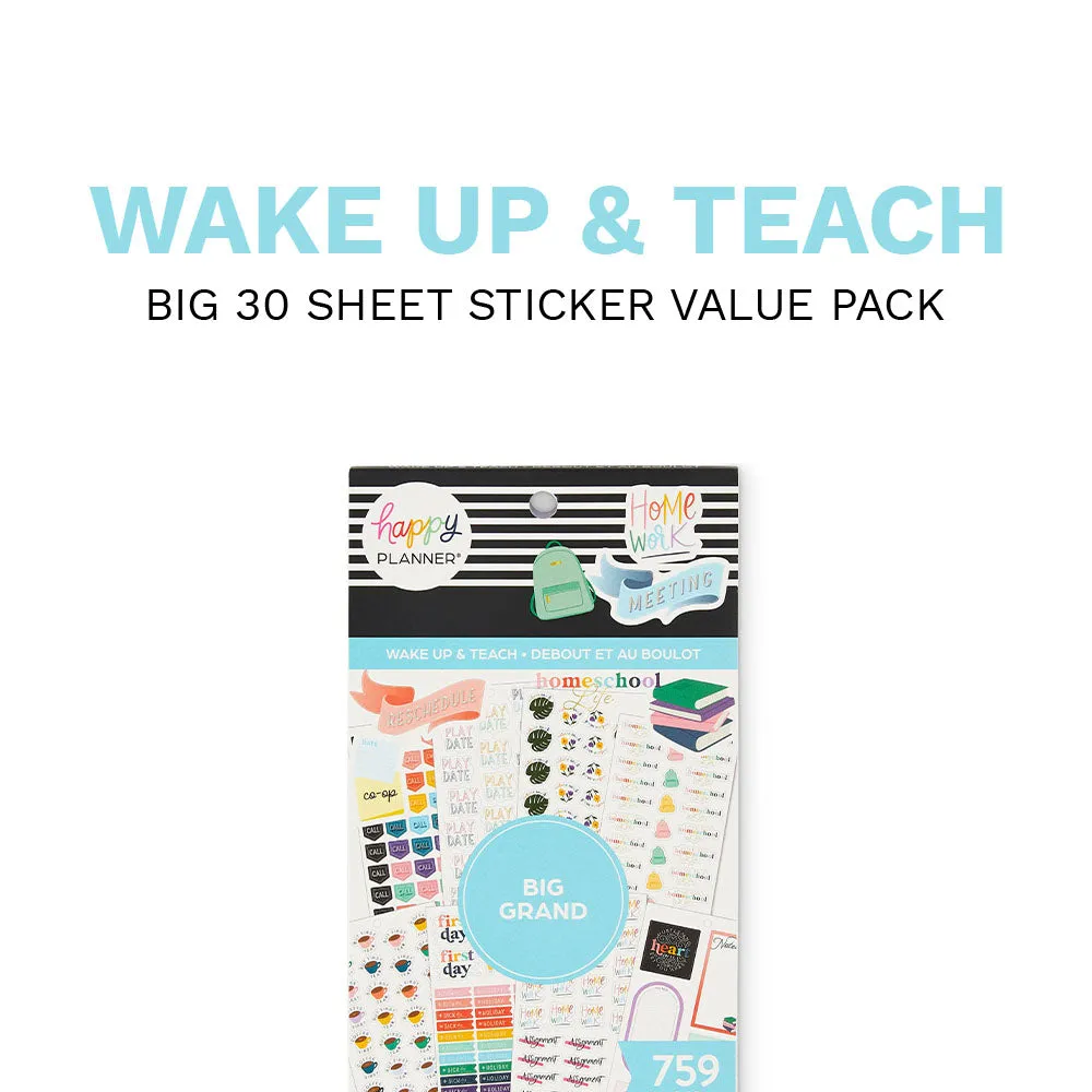 Me & my big ideas Wake Up & Teach stickers Big 759