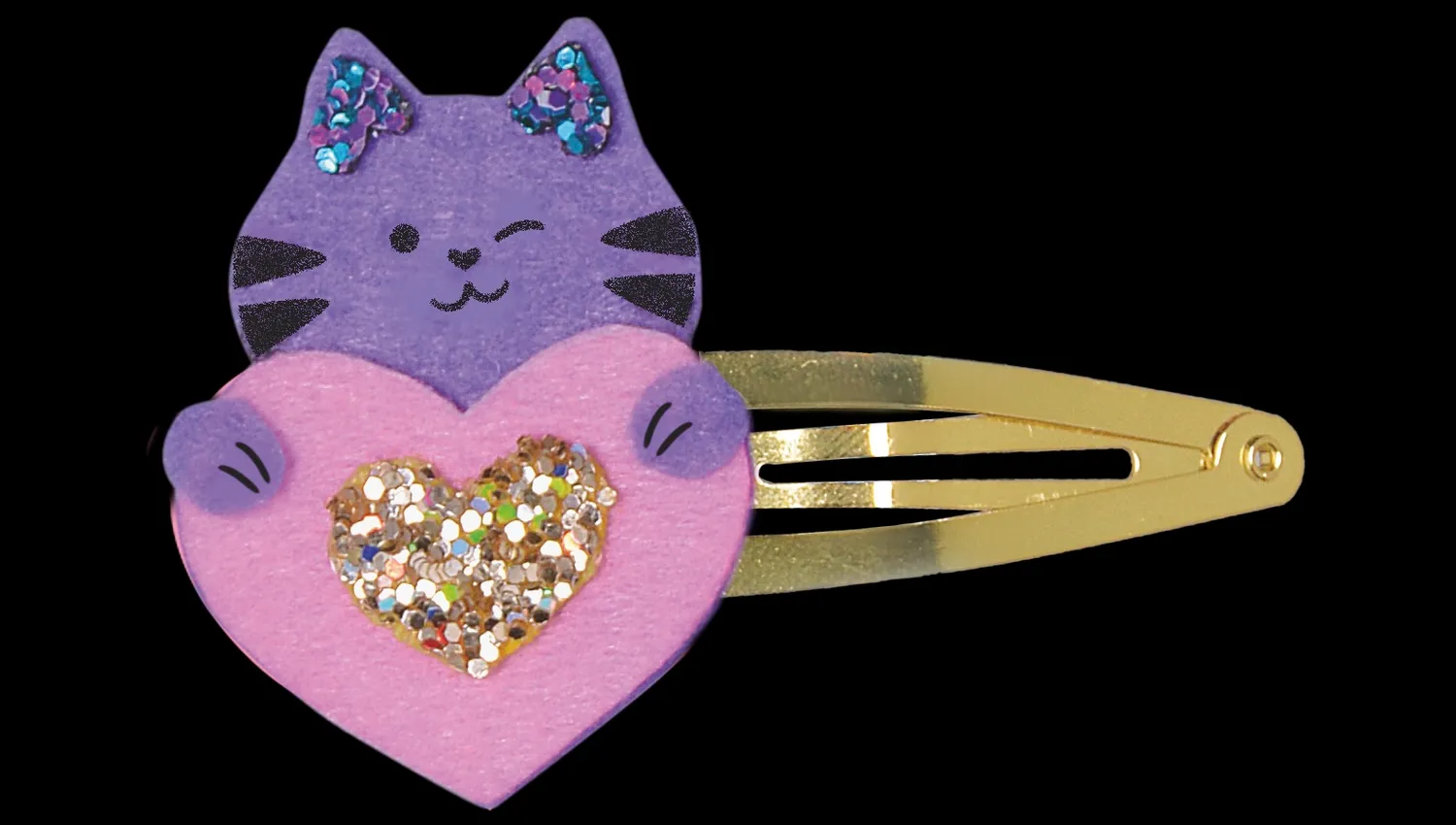 Miaou Mon semainier créatif coffret 7 barrettes chat