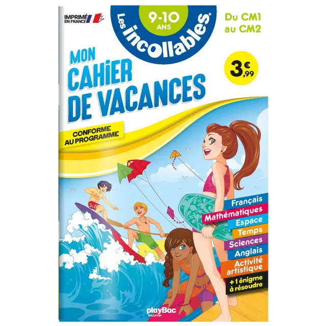 Frigobloc Les Incollables Cahier vacances 2026 CM1-CM2