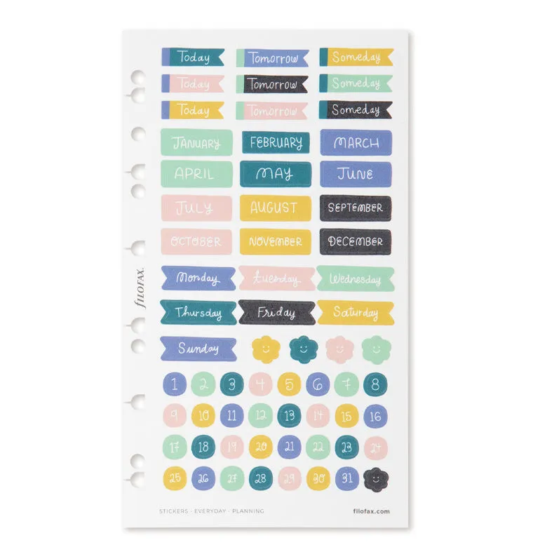 Filofax Everyday stickers planning mat 294 pièces