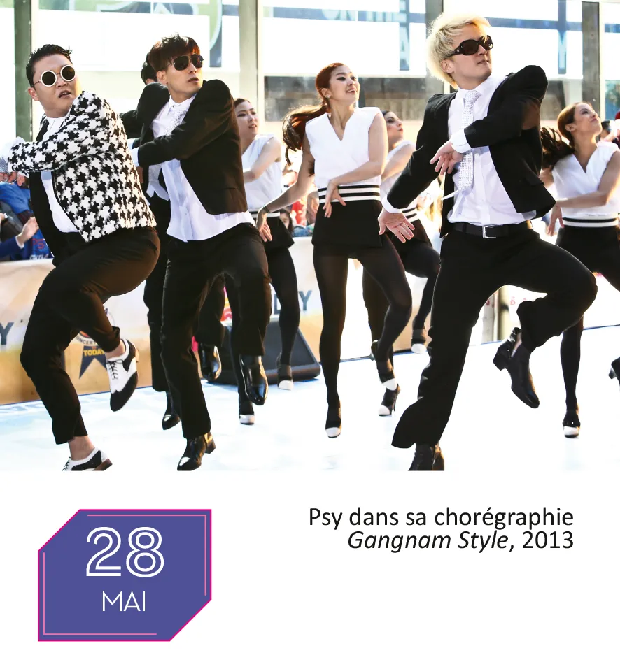 Frigobloc 365 jours K-POP mini calendrier éphéméride