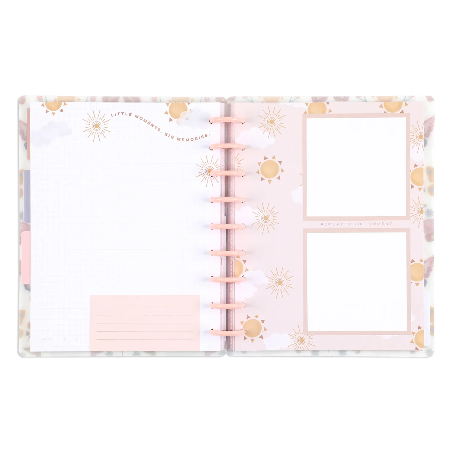Happy Planner Beloved Butterflies journal photo bébé 80 feuilles