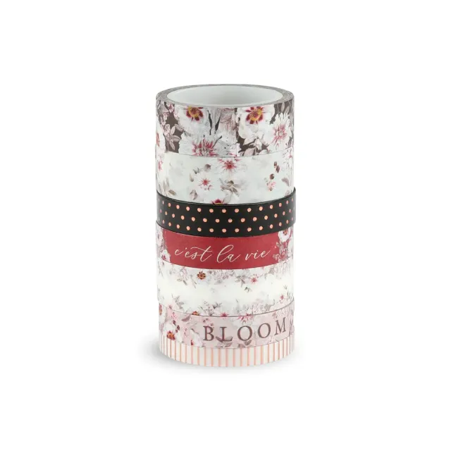 Happy Planner La Fleur washi tape fleurs 7 rouleaux