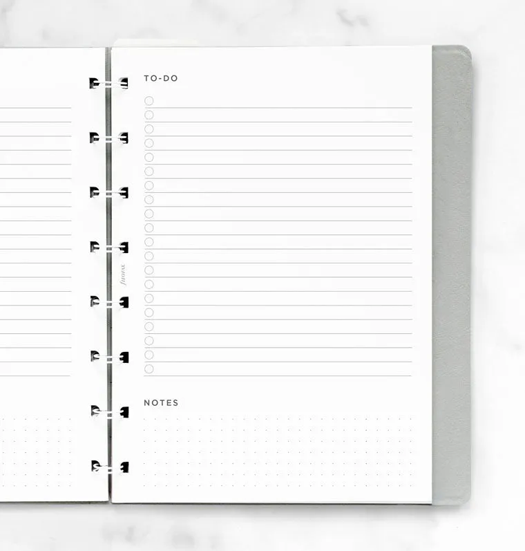 Filofax Classic recharge to-do A5 Minimal feuilles