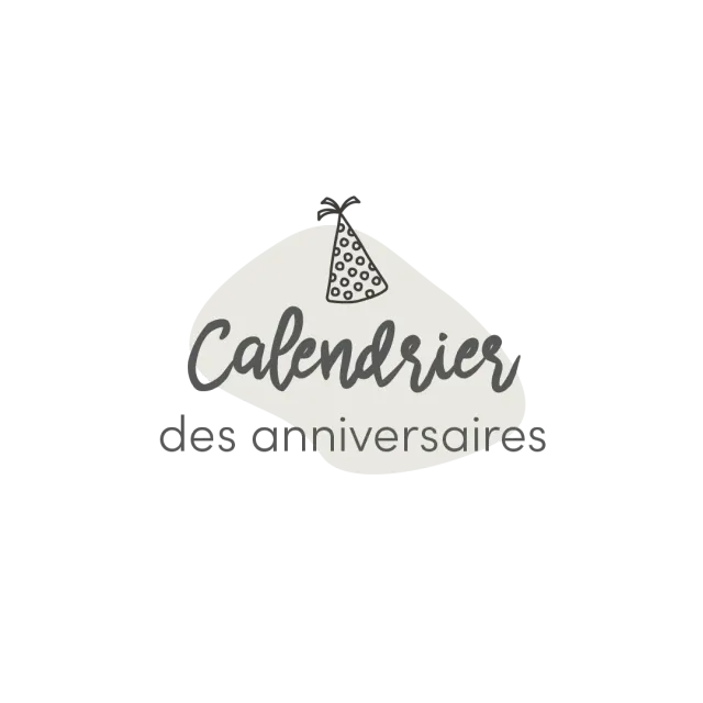 Les Belles Combines Calendrier anniversaires fiche française fêtes