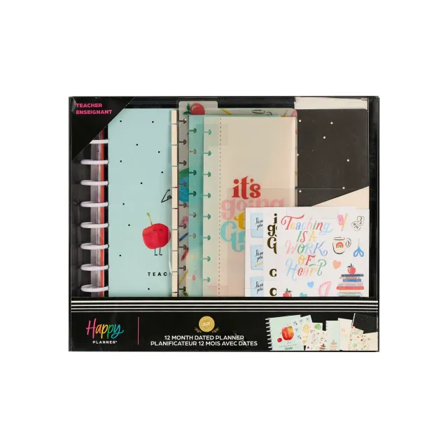 Happy Planner Bright Lessons 2026-2027 agenda enseignant Big