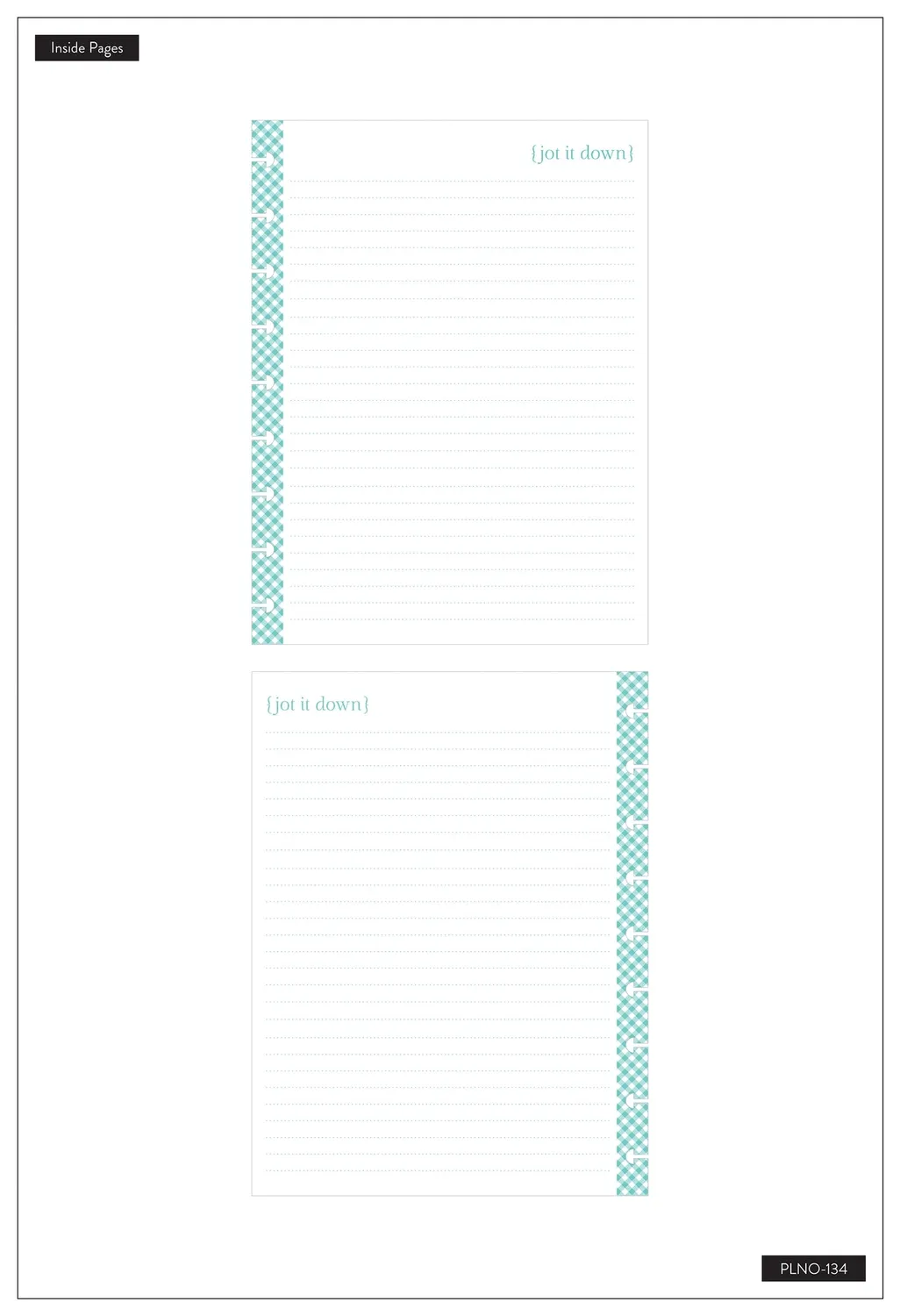 Happy Planner Be Kindness carnet Classic à disques pointillés