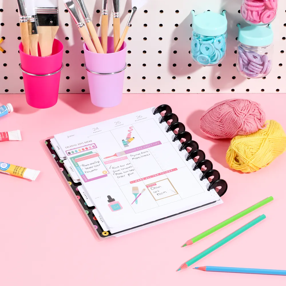 Happy Planner Miss Maker agenda checklist 12 mois Classic
