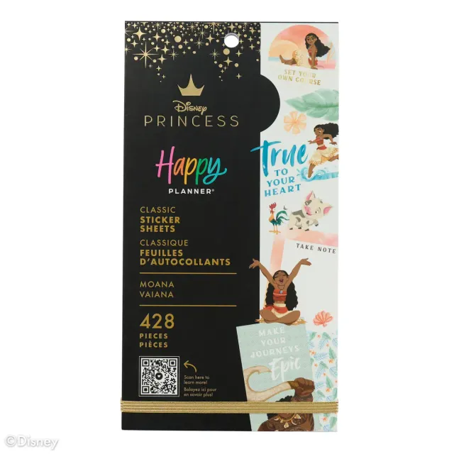 Happy Planner Disney Moana Value Pack stickers 428