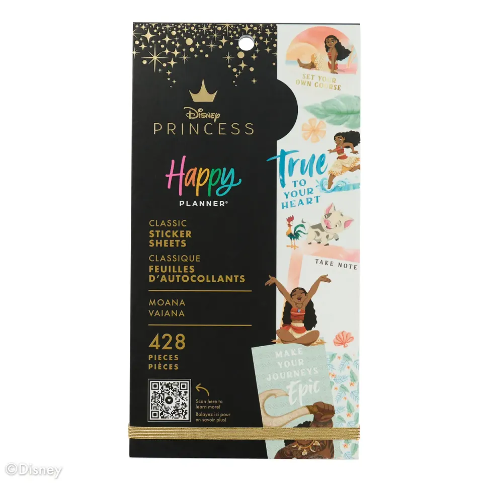 Happy Planner Disney Moana Value Pack stickers 428