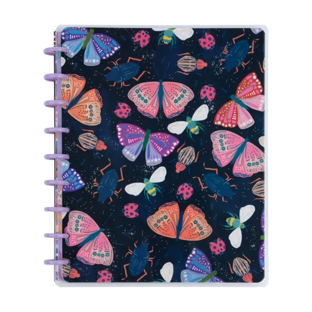 Happy Planner Midnight Botanical carnet Classic 60 feuilles checklist