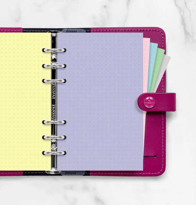 Filofax Pastello recharge agenda Personal pointillés pastels