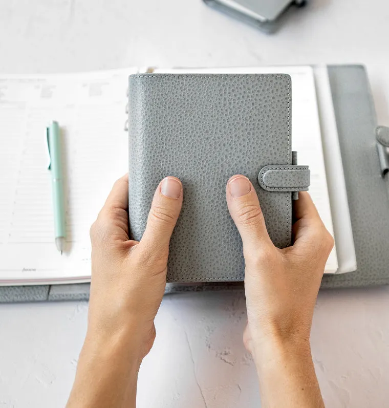 Filofax Finsbury Organiseur Pocket Cuir Gris bicolore