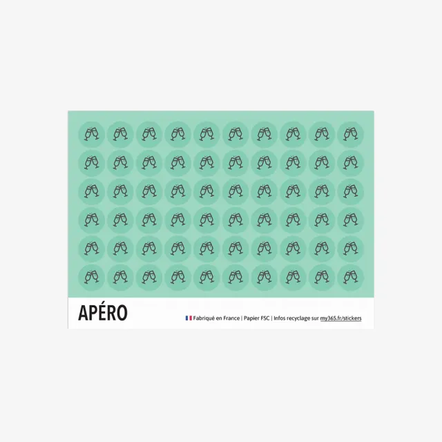 My365 Apéro stickers agenda convivial
