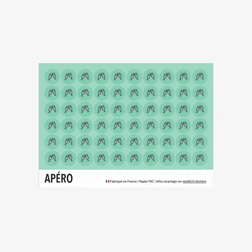 My365 Apéro stickers agenda convivial