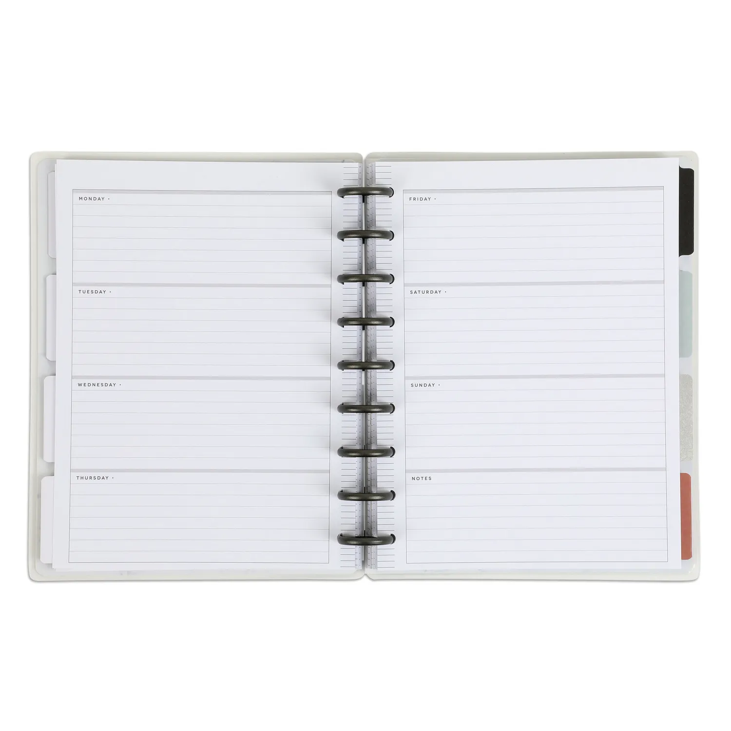 Happy Planner Watercolor agenda non daté classique horizontale