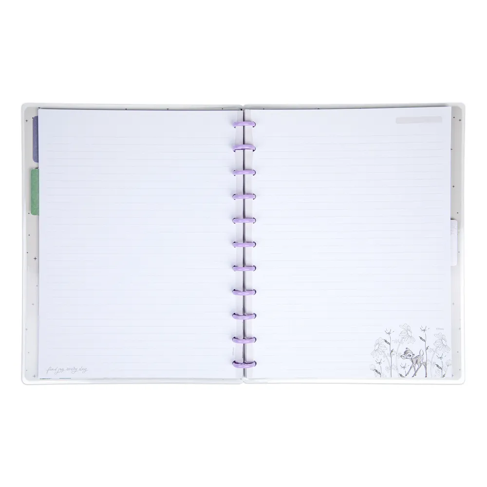 Happy Planner Bambi Springtime carnet Big pointillé ligné 60 feuilles