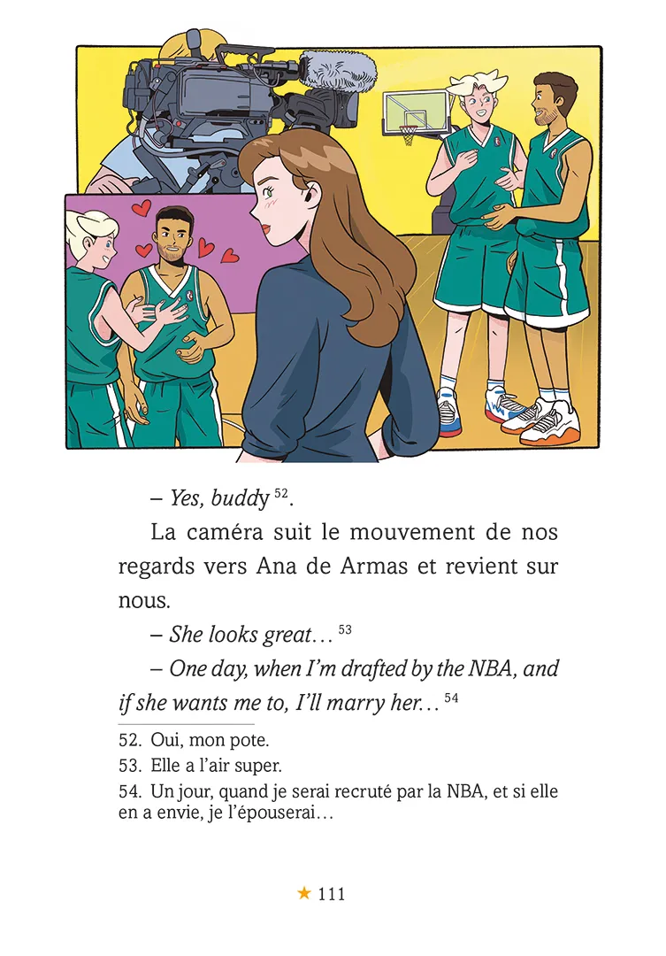 Frigobloc Passion Basket tome 4 roman basket 8-12 ans