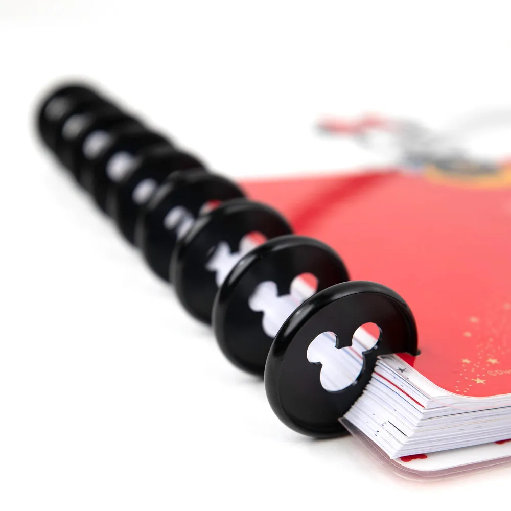 Happy Planner Mickey Mouse disques agenda Medium métal noir x11