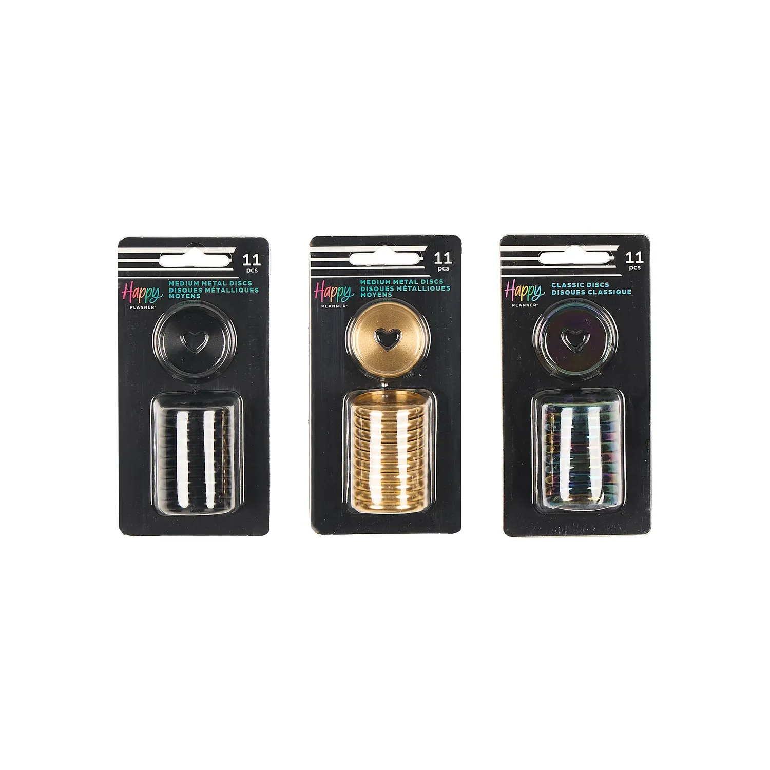 Me & my big ideas Trio disques Medium métal plastique 33