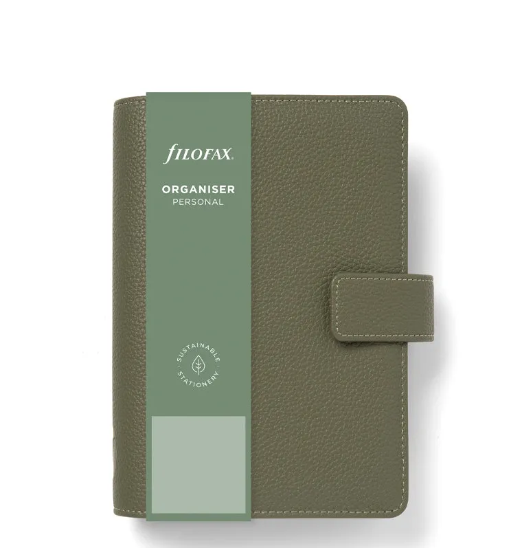 Filofax Camden organiseur Personal olive recyclé
