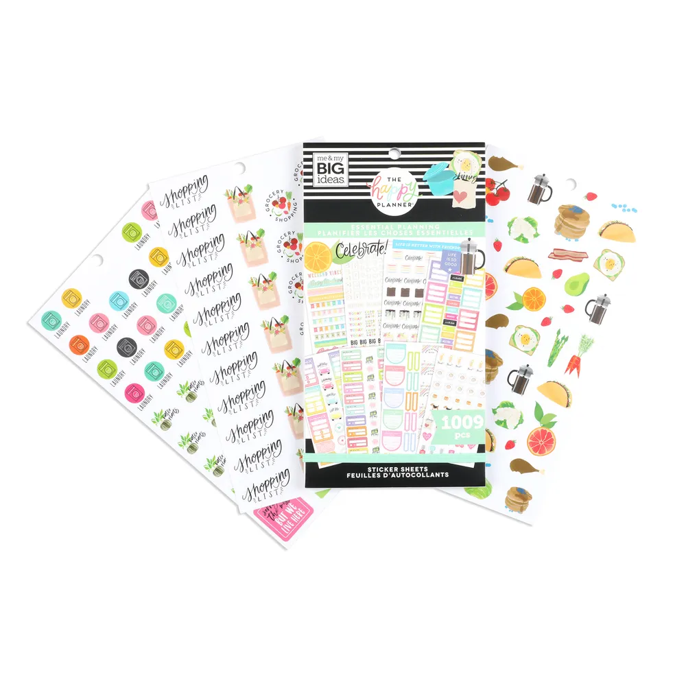 Happy Planner Essential Planning stickers value pack 1009