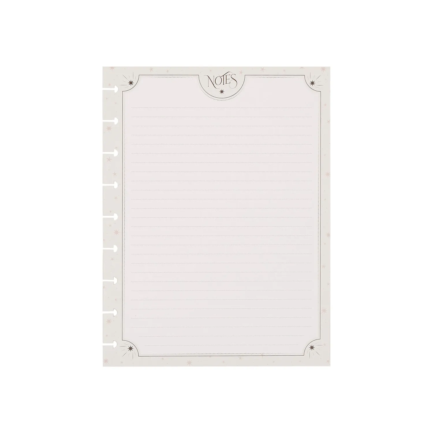 Happy Planner Eternal Stars recharge Classic 40 feuilles ligné pointillé