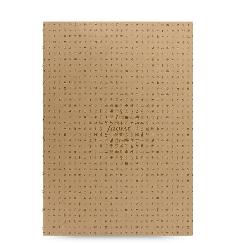 Filofax Classic Notebook bloc ligné A4 noir