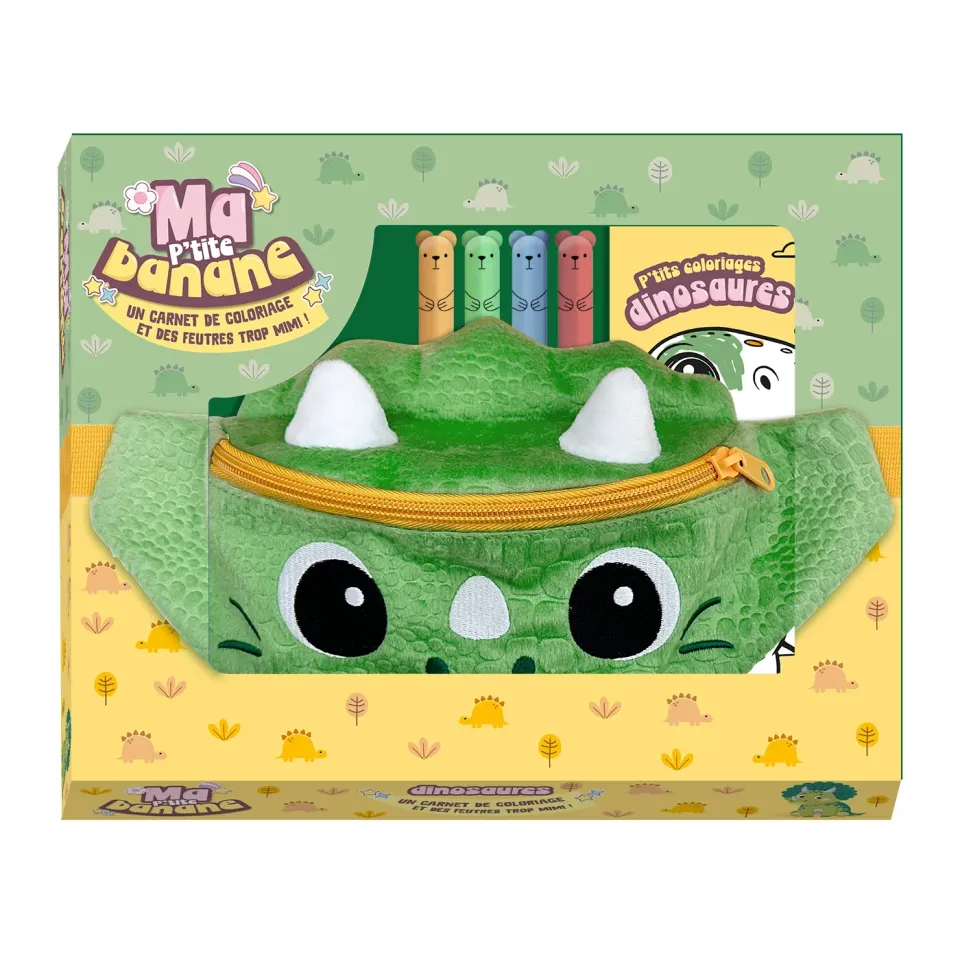Frigobloc Ma P’tite Banane Dino kit coloriage fourrure